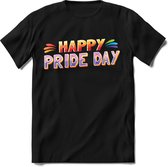 Pride Day | Pride T-Shirt Heren - Dames - Unisex | LHBTI / LGBT / Gay / Homo / Lesbi |Cadeau Shirt | Grappige Love is Love Spreuken - Zinnen - Teksten Maat M