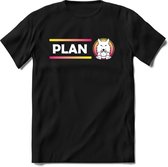 Plan Saitama T-Shirt | Saitama Inu Wolfpack Crypto Ethereum kleding Kado Heren / Dames | Perfect Cryptocurrency Munt Cadeau Shirt Maat L
