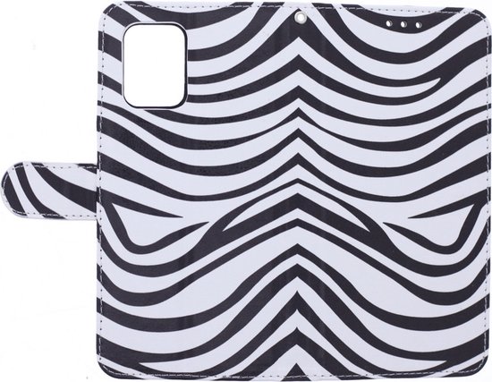 Samsung Galaxy S20 Ultra Bookcase Zebra - étui portefeuille - ZT Accessoires