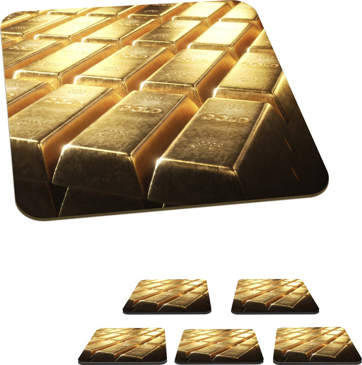 TAPIS ISOLANTS THERMIQUES haut de gamme en acier inoxydable sous-verres