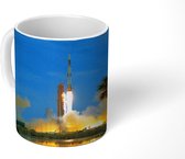 Mok - Waanzinnige lancering van space shuttle - 350 ML - Beker - Uitdeelcadeautjes