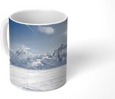 Mok - Besneeuwde bergen in Zwitserland - 350 ML - Beker - Uitdeelcadeautjes
