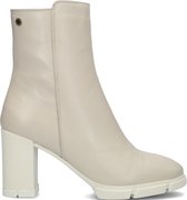 Notre-V 04-241 Enkellaarsjes - Enkelboots met rits - Dames - Wit - Maat 37