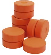 Tempera verfblokken 19 x 57 mm 10 stuks Oranje