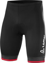 Loeffler fietsbroek kort M Bike Tights Hotbond® 2022 heren - Zwart-Rood