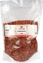 Piments cassés | 1 kilo (sac refermable) | Van Beekum Specerijen