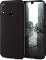 Silicone hoesje zwart Geschikt voor: Huawei Y7 2019