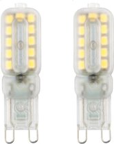 2 stuk G9 5W 220V 22 Bulb Transparent Koud witte LED Lamp ​capsule