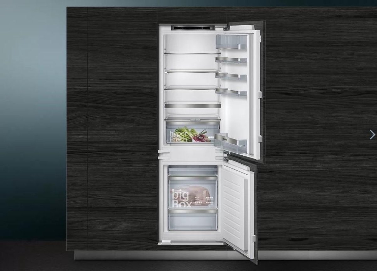 Siemens iQ500 KI86SAFE0 réfrigérateur-congélateur Intégré (placement) 266 L  E Blanc | bol.com