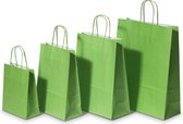 50x papieren tassen groen 32x12x41 cm 32x12x41 cm - bol.com - 8719346053855