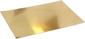 Metallic foliekarton, A2 420x600 mm, 280 gr, goud, 10vellen