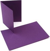 Cartes Dark Purple 17.8x12.4cm (50 pièces)