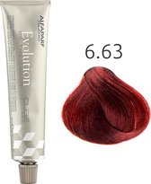 Permanente Kleur Evolution Alfaparf Milano Nº 6,63 (60 ml)