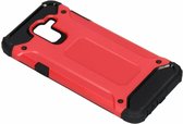 Rugged Xtreme Backcover Samsung Galaxy J6 hoesje - Rood