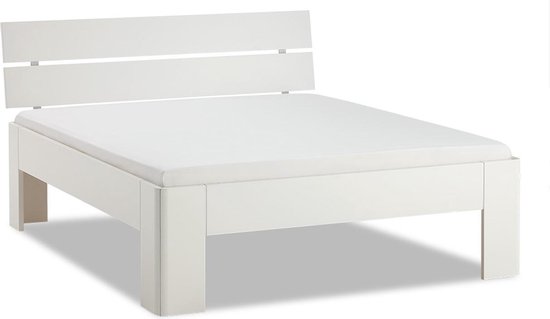 zelf hebzuchtig ingesteld Beter Bed Fresh 500 Bedframe met Hoofdbord - 140x210 cm - Wit | bol.com