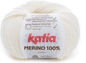 Katia Merino 100% - 3 - Ecru_ - 50 gr. = 102 m.