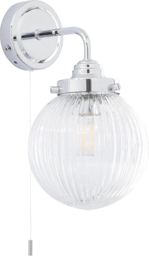 BRILLIANT Kelidge wandlamp chromen hangende binnenverlichting, wandlampen |  1x D45,... | bol.com