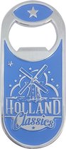 Opener Magneet Monocolor Holland Molen Blauw - Souvenir