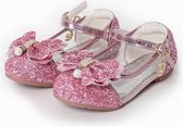 Roze prinsessenschoenen - maat 32 + Toverstaf / Kroon - Voor bij je Frozen Elsa Anna prinsessenjurk