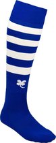Robey Ring Socks - Voetbalsokken - Royal Blue/White Stripe - Maat Junior