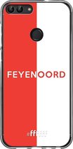 6F hoesje - geschikt voor Huawei P Smart (2018) -  Transparant TPU Case - Feyenoord - met opdruk #ffffff