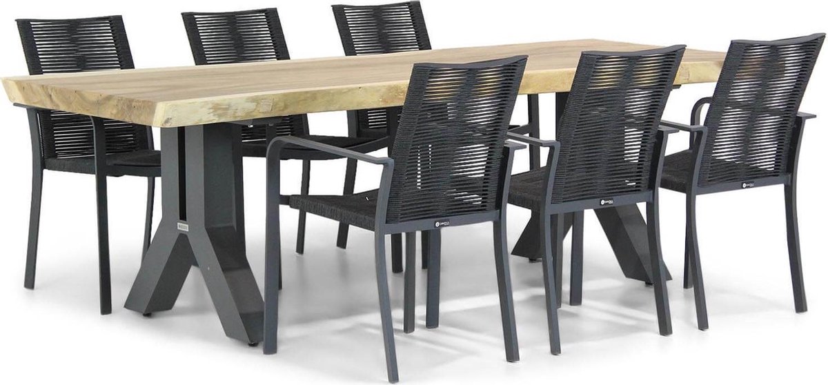 Santika Annisa/Woodside 240 cm dining tuinset 7-delig
