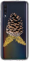 Casetastic Samsung Galaxy A50 (2019) Hoesje - Softcover Hoesje met Design - Pinecone Print