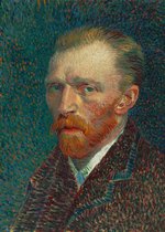 Poster Zelfportret van Gogh - Large 70x50 cm - Realisme - Pointillisme - Schilderkunst