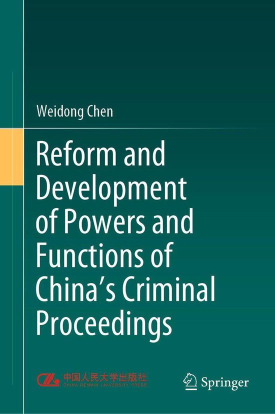 Reform and Development of Powers and Functions of China's Cr ... - cover
