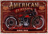 Metalen plaat - Motor, American Classics