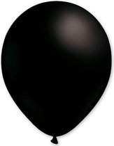 GLOBOLANDIA - 100 zwarte ballonnen van 27 cm