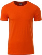 James and Nicholson - Heren Standaard T-Shirt (Oranje)