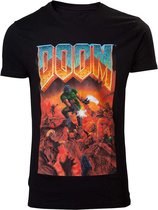 DOOM - Classic Boxart - Heren T-shirt - L