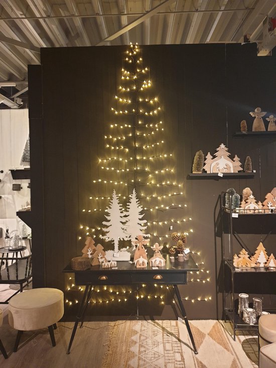 Wand kerstboom verlichting - LED - Home Society - 150 x 5 x 240 cm | bol.com