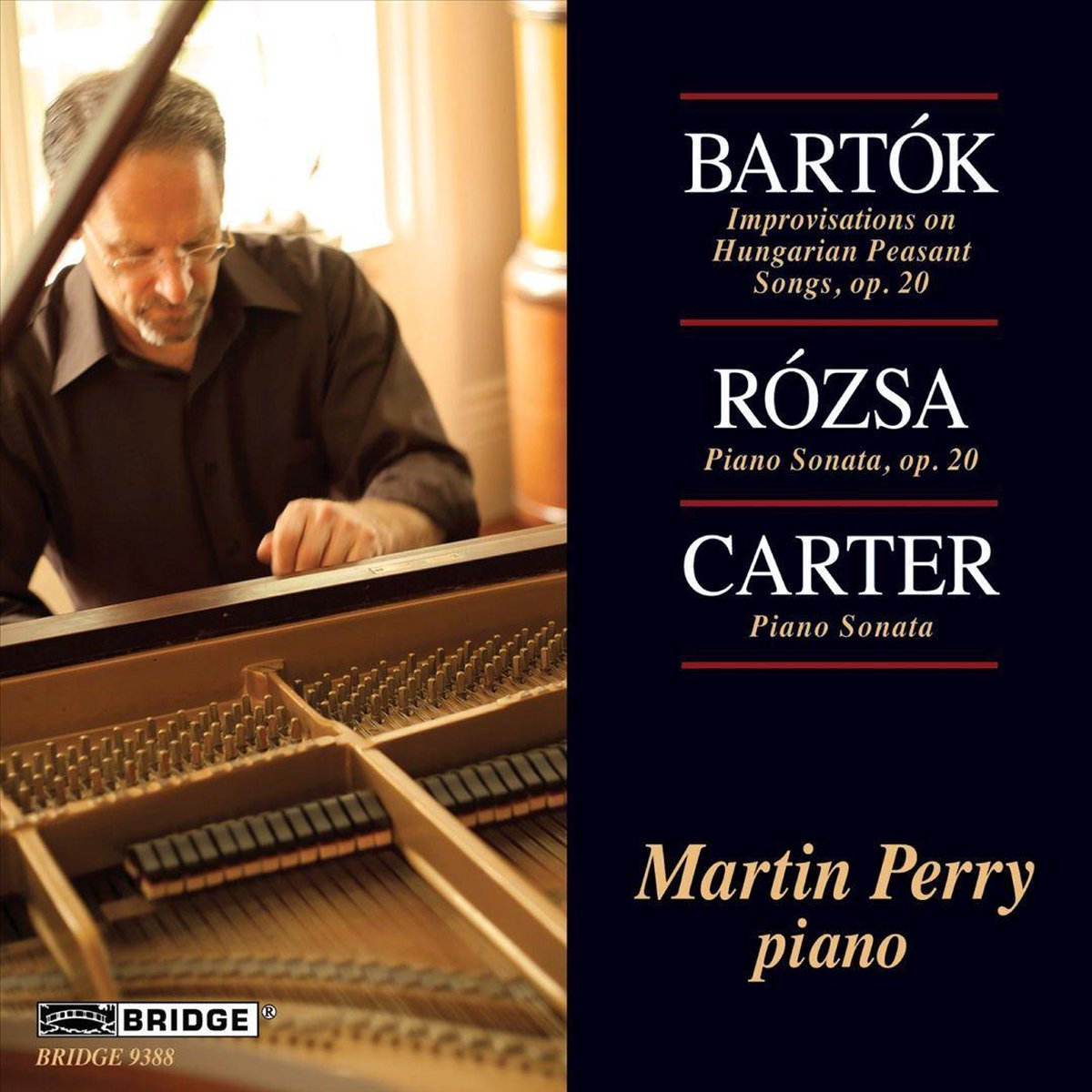 Music Of Bartok, Rozsa And Carter F