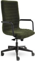 OVVIS Design Bureaustoel Bradley Groen - Stof Rugleuning - Regain groen