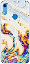 Huawei Y6s Hoesje Transparant TPU Case - Bubble Texture #ffffff