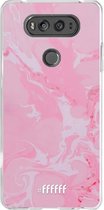 LG V20 Hoesje Transparant TPU Case - Pink Sync #ffffff
