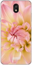 LG K30 (2019) Hoesje Transparant TPU Case - Pink Petals #ffffff