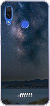 Huawei Nova 3 Hoesje Transparant TPU Case - Landscape Milky Way #ffffff