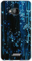 HTC U Play Hoesje Transparant TPU Case - Bubbling Blues #ffffff