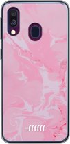 Samsung Galaxy A40 Hoesje Transparant TPU Case - Pink Sync #ffffff