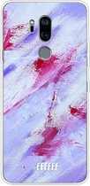 LG G7 ThinQ Hoesje Transparant TPU Case - Abstract Pinks #ffffff