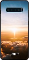 Samsung Galaxy S10 Plus Hoesje TPU Case - Cloud Sunset #ffffff