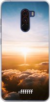 Xiaomi Pocophone F1 Hoesje Transparant TPU Case - Cloud Sunset #ffffff