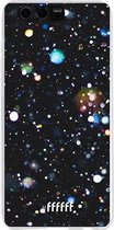 Honor 9 Hoesje Transparant TPU Case - Galactic Bokeh #ffffff