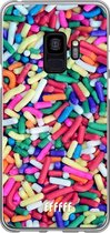 Samsung Galaxy S9 Hoesje Transparant TPU Case - Sprinkles #ffffff