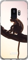 Samsung Galaxy S9 Hoesje Transparant TPU Case - Macaque #ffffff