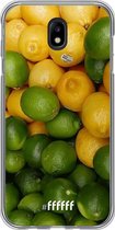 Samsung Galaxy J7 (2017) Hoesje Transparant TPU Case - Lemon & Lime #ffffff