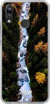 Huawei P20 Lite (2018) Hoesje Transparant TPU Case - Forest River #ffffff